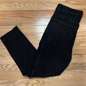 Madewell stovepipe black jeans